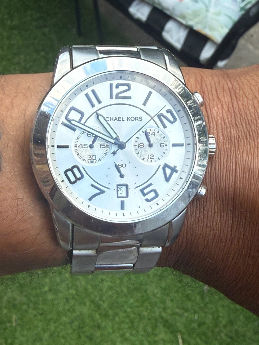 Michael Kors Men Silver Band Wristwatches for sale | eBay display picture 3