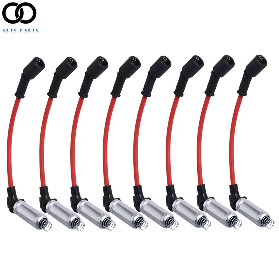 8x Cable de encendido de bujía de alto rendimiento para 05-08 Saab 9-7x Chevy GMC Yukon Foto 4 de 4