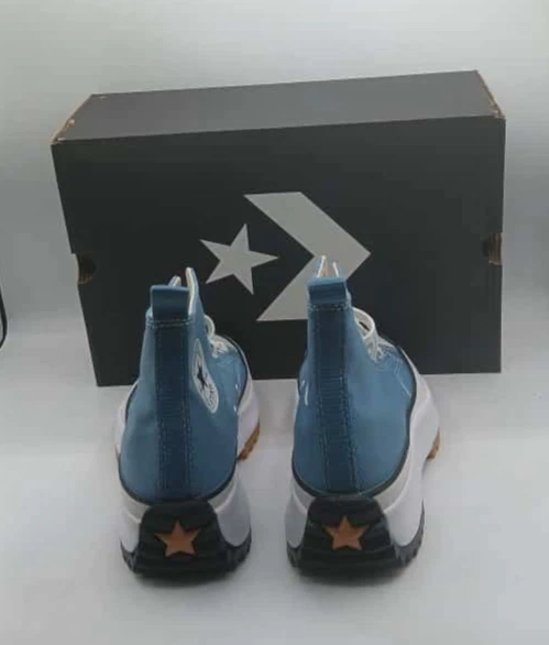 Converse унисекс запустить звезда похода Hi благородный синий/белый/черный A04691C США M 6 W 7,5 - Изображение 4 из 4