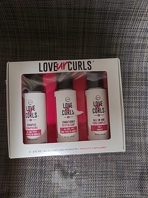 LUS BRANDS Kinky Curly 3-Step System   Shampoo, Conditioner, All-in-One Styler