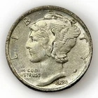 1924 10c Mercury Dime Uncirculated UNC Coin Philadelphia Original Skin Nice Rare
