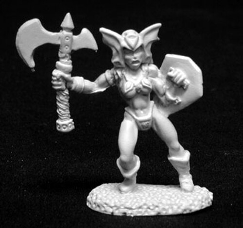 Reaper Miniatures Ametrine Earthlyte Fighter - Dark Heaven Legends Unpainted Metal Figure