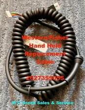 WESTERN CAB COMMAND SNOW PLOW 6 PIN STRAIGHT BLADE HANDHELD CONTROLLER CORD