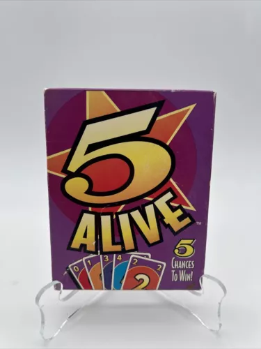 NEW SEALED 5 Alive Card Game 1994 Mattel