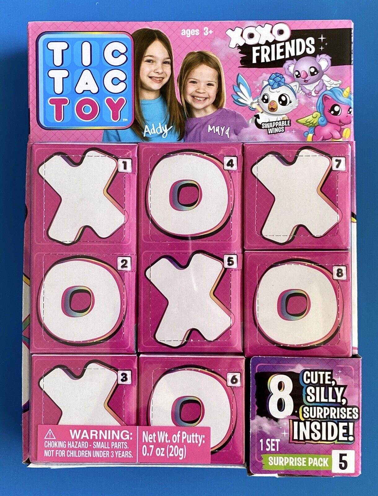 Tic Tac Toy XOXO Friends Case of 12 Mystery 8-Packs Blip Toys - ToyWiz