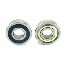 TRB RC 5x13x4mm Precision Ball Bearings ABEC 5 Hybrid Seals BLU (2)