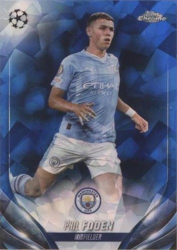 PHIL FODEN Future Stars Insert Card 2020/21 Topps Chrome UEFA