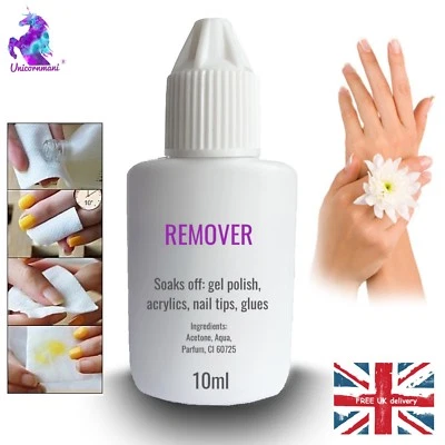 AURORA A+ 100% Pure ACETONE Gel Polish REMOVER UV LED Soak Off Liquid Manicure Nail 10ml