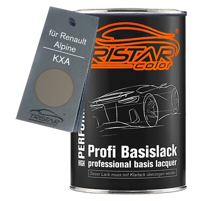Autolack Dose spritzfertig für Renault Alpine KXA Cascade Silver Metallic 1,0L