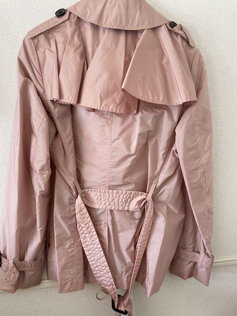 BURBERRY ピンク トレンチコート44 Burberry Pink Trench Coat 44 Women's #EA AHB | eBay