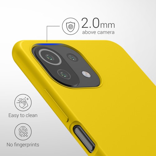 Silikonowe etui do Xiaomi 11 Lite 5G NE Mi 11 Lite 5G - gumowana osłona TPU - Zdjęcie 3 z 8