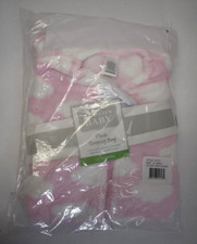 Hudson Baby Plush Sleeping Bag Toddler Sleep Blanket Pink Girl Pink Cloud 12-18m