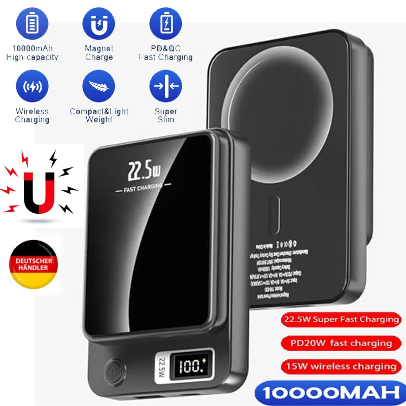 MagSafe Magnetische Wireless Power Bank 10000mAh 20W PD für iPhone 15/14/13/12 - Bild 4 von 4