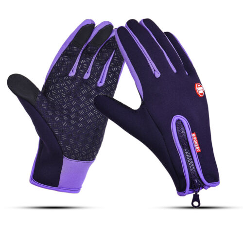 US Winter Thermal Sports Neoprene Waterproof Ski Touchscreen Full Finger Gloves - Picture 27 of 33