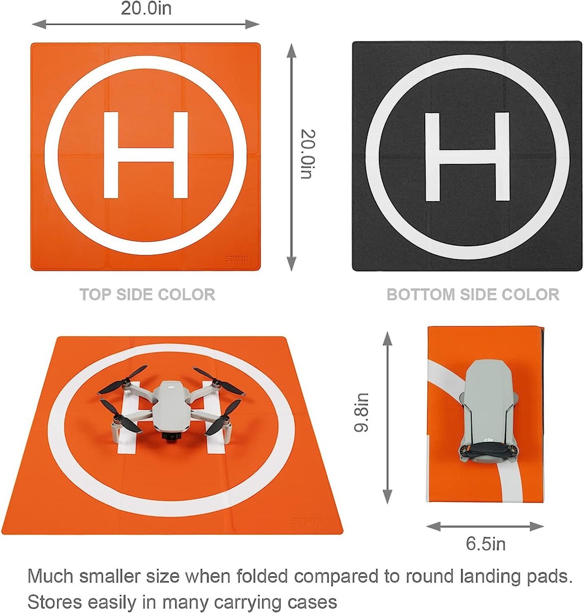 Drone Landing Pad,Tappeto Di Atterraggio Portatile,Helipad Dronepad,Drone Landing Pad,Pieghevole Piattaforma Atterraggio,Helipad Tappeto Di Atterraggio,Pieghevole Landing Pad,Pieghevole Helipad - 7