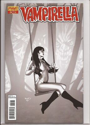 VAMPIRELLA #30 - High-End RENAUD BLACK & WHITE Variant - ULTRA LTD to 50 - W/COA