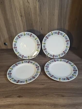 Studio Nova Country Kitchen Plates  Checkered Floral Country Cottage Grannycore 