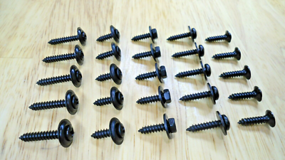 25 BLACK INT/EXT SCREWS! FOR 200SX 240Z 260Z 280Z 280ZX 300ZX 350Z