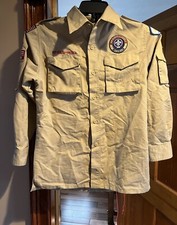 Boy Scout BSA Uniform Shirt- Size- Youth Large. Full Sleeves
