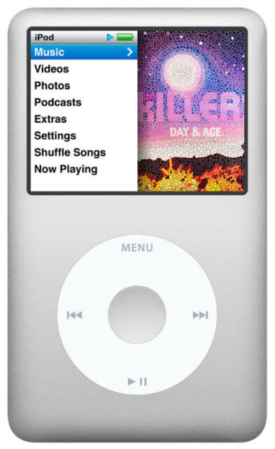 Apple Ipod Classic 7th Generation Silver 160 Gb For Sale Online Ebay