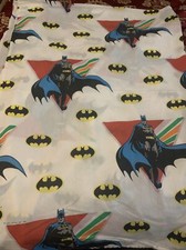1989 Batman DC Comic Twin Sheet Flat 80s Collector Item Vintage Great