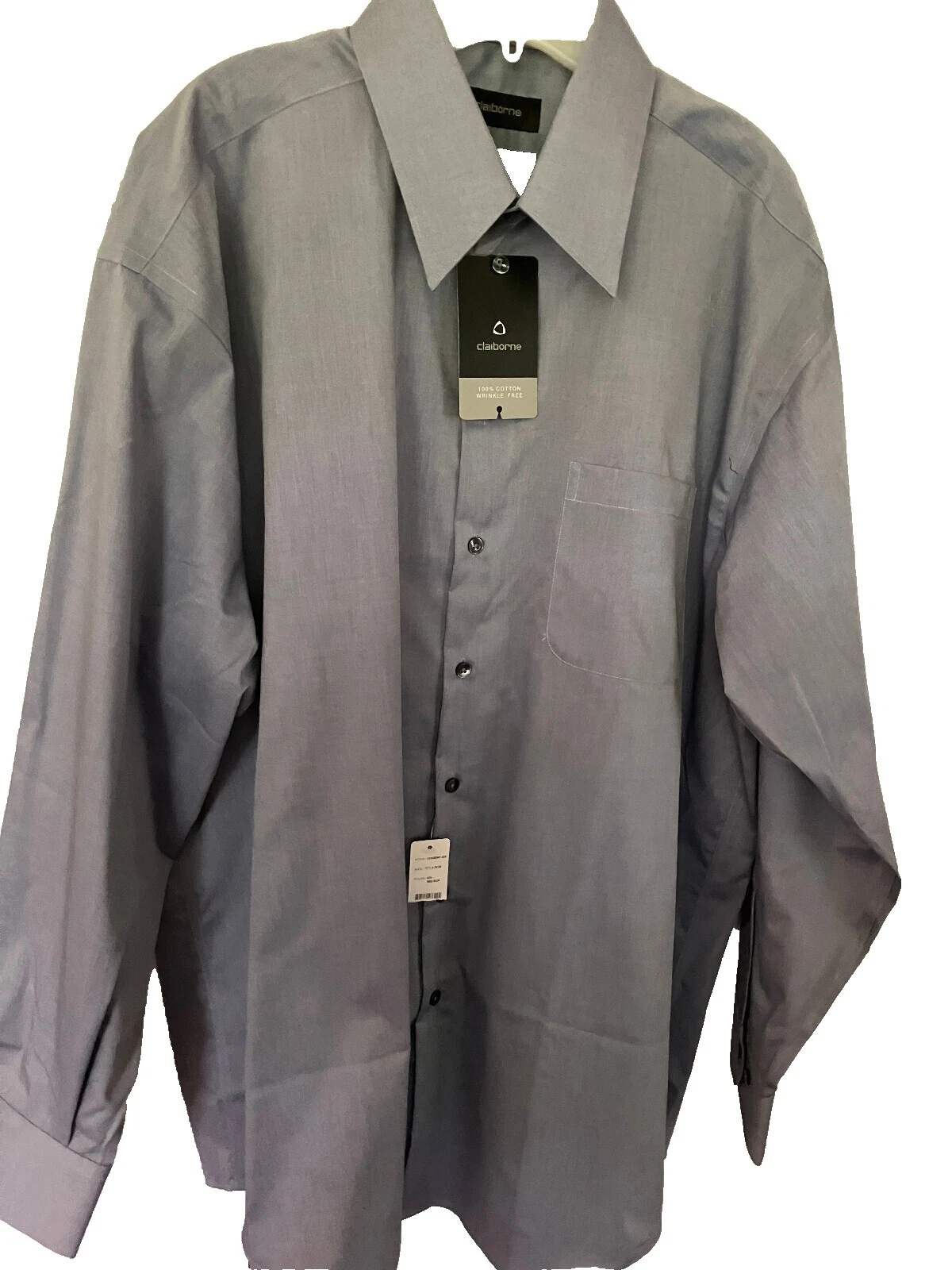 Botón Informal Algodón Liz Claiborne-Down Shirts for Men