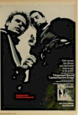 1966 Simon & Garfunkel "Homeward Bound" Song Release Promo Reproduction Print Ad