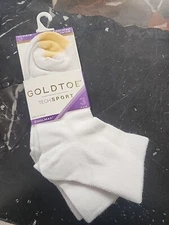 Gold Toe Women's Tech Sport CoolMax Quarter Ankle Socks 2 Pack of 3 pairs