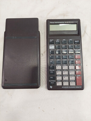 Texas Instruments BA II Plus, Calculator, Advanced Business Analyst, Working