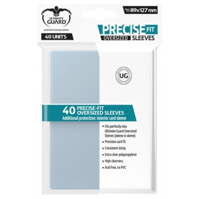 ultimate guard oversized card sleeves Sleeve Precise-Fit Undercover Japanese Size 100pcs deviations from those images are not a deficiency Precise Fit Sleeves (40) 