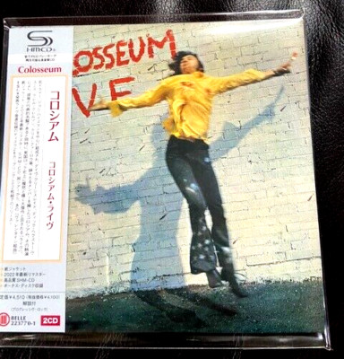 COLLOSSEUM - Colosseum Live  legendäres Album  als SHM Doppel CD 2022 Japan  NEU