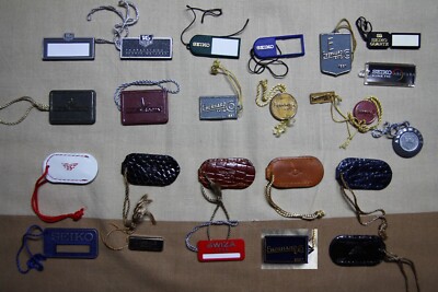 Vintage EBERHARD, SEIKO, LUCIEN ROCHAT, HEUER, DUBEY, SWIZA Tag Tag Tag Tag