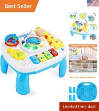 Adjustable Volume Musical Activity Table - Learning Toy for Toddlers 6-36