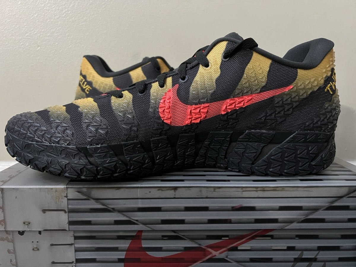 Nike Ja 3 Jurassic Park 'Raptor' Anthracite Yellow Bright Crimson