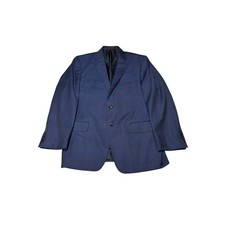 Jos A Bank Reserve x Lanificio Blazer 39R Slim Fit Navy Blue 120s Wool Cerruti