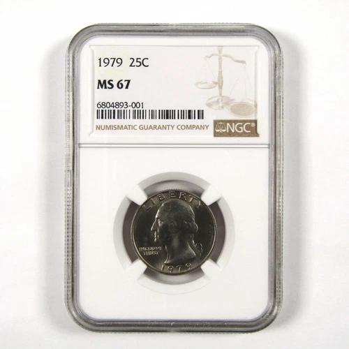 1979 Washington Quarter MS 67 NGC Clad 25c Uncirculated Coin SKU:I9534
