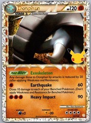 Donphan (Prime) 107/123 Celebrations: Classic Collection Holo
