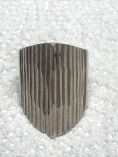 Modernist Mexico Taxco 925 Sterling Silver Ring SZ 7.5 16.3 grams