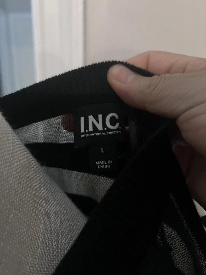 Women’s STYLE & CO Black Ribbed Open Front Long Cotton Cardigan - size L - NWT - Image 2 of 4