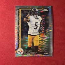 2025 Topps Chrome - Jalen Ramsey Pulsar Refractor #191 Steelers