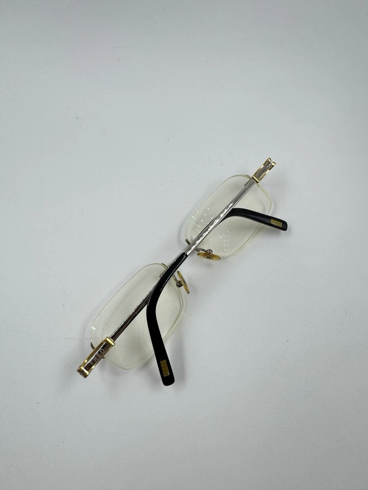 Monturas de gafas vintage Fred ABERDEEN 017 platino-oro sin montura raras auténticas Foto 4 de 4