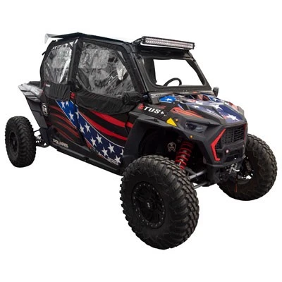 Kit de puerta superior sin cremallera Tusk para Polaris RZR XP 4 1000 High Lifter 2017-2022 Foto 3 de 4
