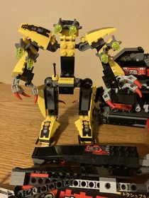 LEGO Exo-Force Combat Crawler X2 7721 Incomplete + Extra Drone