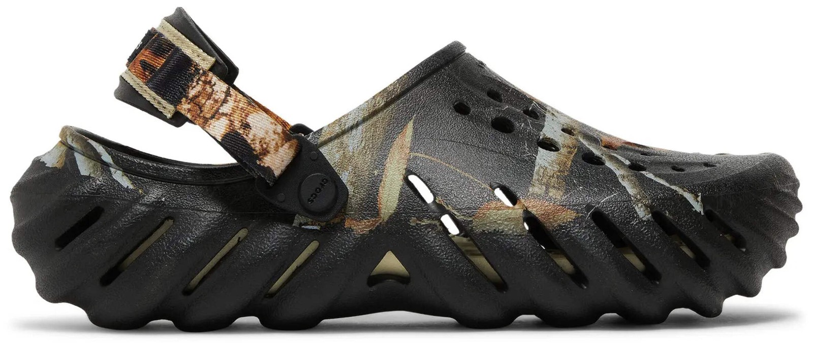Crocs Realtree x Echo Clog 'Edge Camo - Black' Size 4