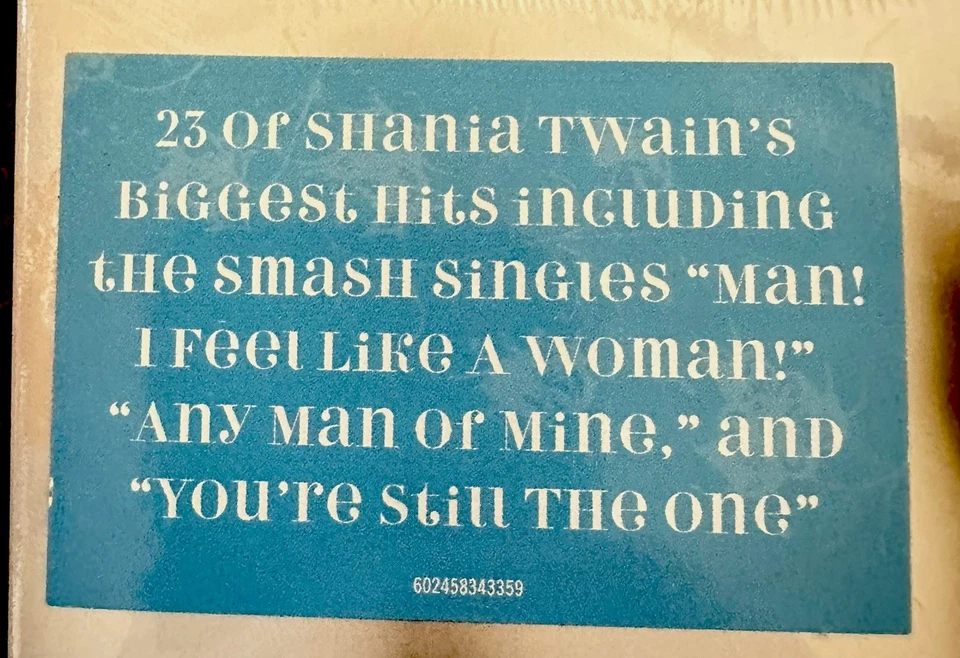 Shania Twain - Greatest Hits, 2 LP, Baby Blue Vinyl, Slipmat, Sealed - Image 2 of 4