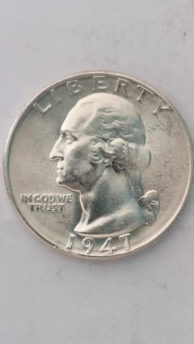 1947-P United States Uncirculated Washington Quarter