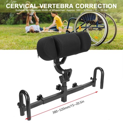 Adjustable Wheelchair Headrest Cushion Head Support Wheelchair Neck Support2 FSK