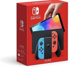 Nintendo Switch OLED Model 64GB Console Neon Blue/Neon Red Joy-Con HDMI HEG-001
