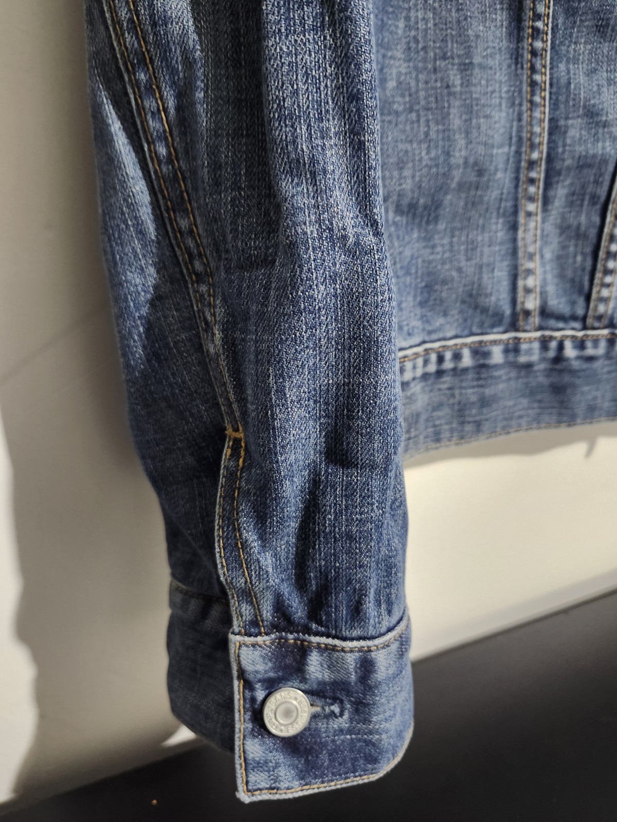 Gap Stretch Button Collared Women's Denim Jacket … - image 4