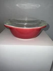 Vintage PYREX Flamingo Pink 8 oz Mini Round Casserole 080 w/lid 3 Separate Avail